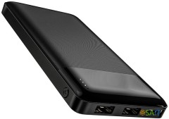 Мобильный аккумулятор Hoco J72 Easy travel 10000mAh 2A 2xUSB-A черный