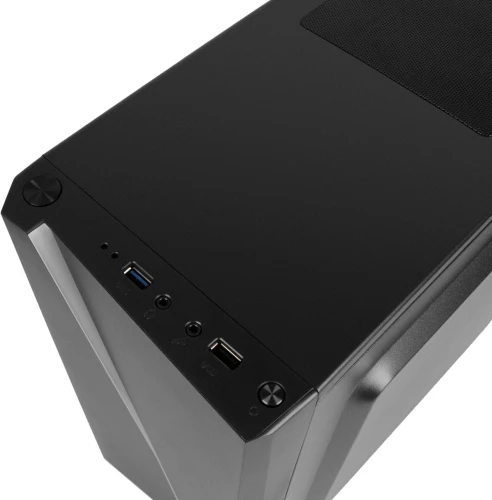 ПК IRU Tactio 320A5GE MT Ryzen 5 5500 (3.6) 16Gb SSD512Gb RTX3050 6Gb без ОС GbitEth 500W черный (RUS) (2116790)
