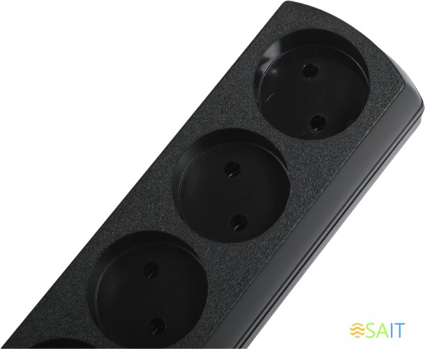 Сетевой фильтр Most R 5м (6 розеток) черный (коробка)