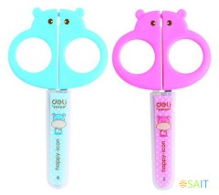 Ножницы Deli E6032 детские 128мм сталь ассорти