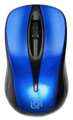 Мышь Оклик 675MW черный/синий оптическая 1200dpi беспров. USB для ноутбука 3but (1025918)