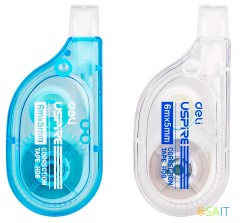 Лента коррект. Deli EH08 6мх5мм ассорти корпус белый блистер