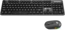 Клавиатура + мышь Оклик S265W клав:черный мышь:черный USB беспроводная Bluetooth/Радио Multimedia (1934420)