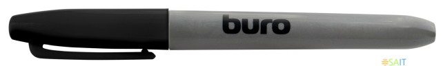 Маркер перманентный Buro пулевидный пиш. наконечник 2.5мм черный