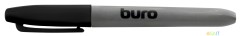 Маркер перманентный Buro пулевидный пиш. наконечник 2.5мм черный