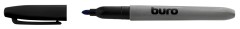 Маркер перманентный Buro пулевидный пиш. наконечник 2.5мм черный