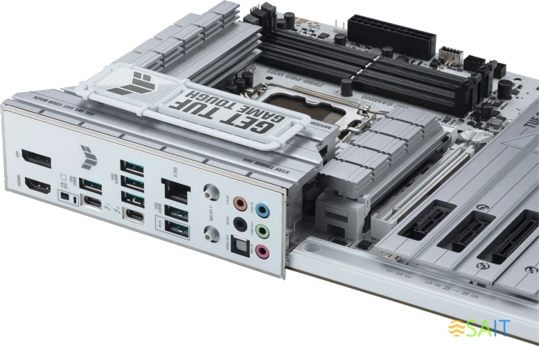 Материнская плата Asus TUF GAMING Z890-PRO WIFI Soc-1851 Intel Z890 4xDDR5 ATX AC`97 8ch(7.1) 2.5Gg RAID+HDMI+DP