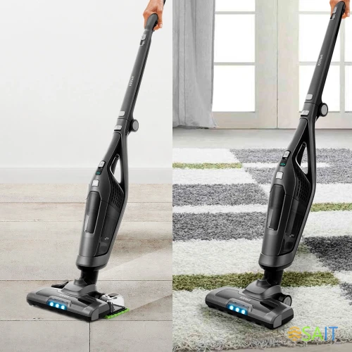 Пылесос ручной Kitfort KT-594 90Вт черный графит/черный