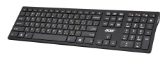 Клавиатура + мышь Acer OKR030 клав:черный мышь:черный USB беспроводная slim Multimedia (ZL.KBDEE.005)