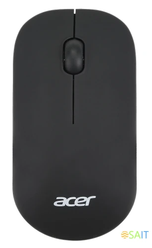 Клавиатура + мышь Acer OKR030 клав:черный мышь:черный USB беспроводная slim Multimedia (ZL.KBDEE.005)