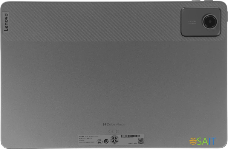 Планшет Lenovo Zhaoyang K10 G88 (2.0) 8C RAM8Gb ROM128Gb 11" IPS 1920x1200 Android 13 серый 13Mpix 8Mpix BT WiFi microSD 1Tb 7040mAh