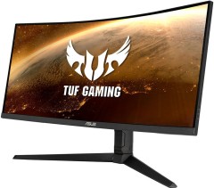 Монитор Asus 34&quot; TUF Gaming VG34VQL1B темно-серый VA LED 1ms 21:9 HDMI M/M матовая HAS Piv 550cd 178гр/178гр 3440x1440 165Hz DP 2K USB 9.01кг