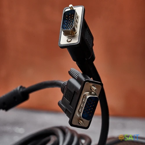 Кабель PROconnect VGA (m) VGA (m) 3м (17-5505-6) феррит.кольца черный (упак.:10шт)