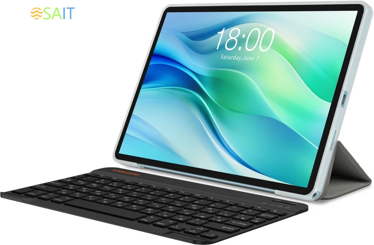 Планшет Teclast P50 Premium Set T606 (1.6) 8C RAM6Gb ROM128Gb 11" IPS 1280x800 4G 1Sim Android 14 голубой 13Mpix 5Mpix BT WiFi microSD 1Tb 8000mAh