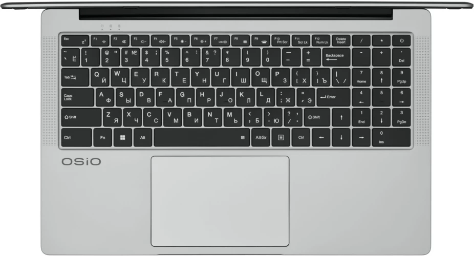 Ноутбук Osio FocusLine F160i-010 Core i3 1115G4 16Gb SSD512Gb Intel UHD Graphics 16.1" IPS FHD (1920x1080) noOS grey WiFi BT Cam 6000mAh