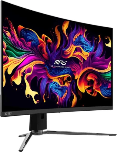 Монитор MSI 31.5" MPG 321CURX QD-OLED черный QD OLED LED 16:9 HDMI матовая HAS Piv 250cd 178гр/178гр 3840x2160 240Hz DP 4K 8.4кг