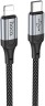 Кабель Hoco X102 Fresh iP USB Type-C (m)-Lightning (m) 1м черный коробка