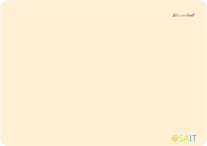 Доска для лепки Silwerhof 957017 Pearl прямоугольная A4 пластик кремовый