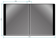 Папка с 100 прозр.вклад. Бюрократ DeLuxe DLVBOX100RED A4 пластик 0.7мм красный в коробе