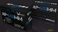 Блок питания Formula ATX 650W AP-650ММ 80 PLUS WHITE (20+4pin) APFC 120mm fan 6xSATA RTL