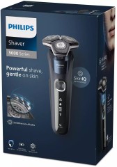 Бритва роторная Philips S5885/35 реж.эл.:3 питан.:аккум. синий/черный