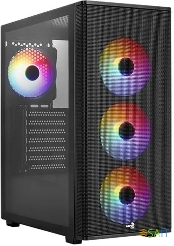 Корпус Aerocool Designer-G-BK-v1 черный без БП ATX 4x120mm 2x140mm 2xUSB2.0 1xUSB3.0 audio bott PSU