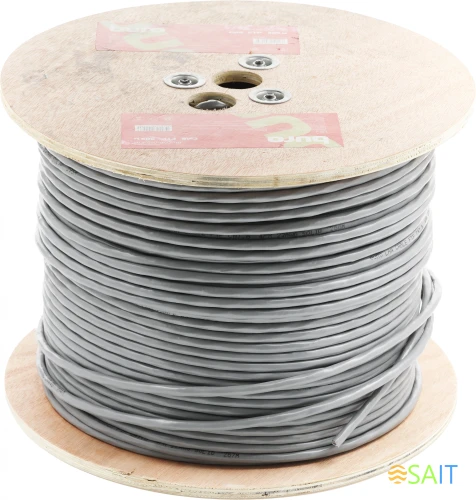 Кабель сетевой Buro BU-COP-055-FTP FTP 4 пары cat.6 solid 0.55мм Cu 305м серый