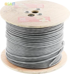 Кабель сетевой Buro BU-COP-055-FTP FTP 4 пары cat.6 solid 0.55мм Cu 305м серый