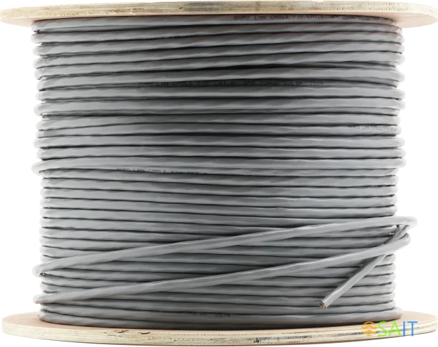 Кабель сетевой Buro BU-COP-055-FTP FTP 4 пары cat.6 solid 0.55мм Cu 305м серый