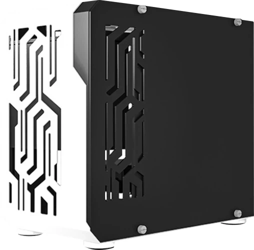 Корпус Bloody BD-CC110 белый/черный без БП mATX 5x120mm 2xUSB3.0 audio