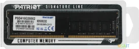 Память DDR4 16GB 2666MHz Patriot PSD416G26662 Signature RTL PC4-21300 CL19 DIMM 288-pin 1.2В single rank Ret