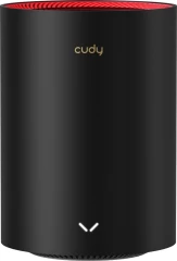Бесшовный Mesh роутер Cudy M3000 (M3000(1-PACK)) AX3000 100/1000/2500BASE-T черный