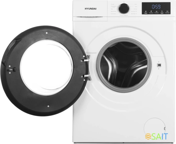 Стиральная машина Hyundai WME8212 класс: A+++ загр.фронтальная макс.:8кг белый инвертор