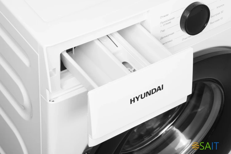 Стиральная машина Hyundai WME8212 класс: A+++ загр.фронтальная макс.:8кг белый инвертор