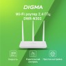 Роутер беспроводной Digma DWR-N302 N300 10/100BASE-TX белый