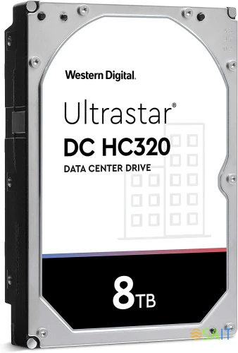 Жесткий диск WD SATA-III 8TB 0B36452 HUS728T8TALE6L4 Server Ultrastar DC HC320 512E (7200rpm) 256Mb 3.5"