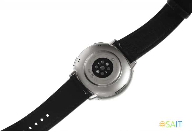 Смарт-часы Amazfit Active 2R A2437 Premium 43.9мм 1.32" AMOLED корп.серебристый рем.черный разм.брасл.:150-210мм (6970100377569)