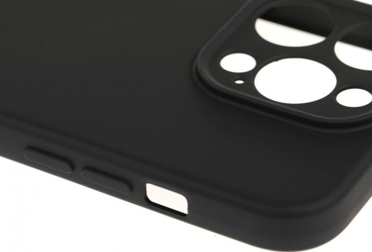 Чехол (клип-кейс) BoraSCO для Apple iPhone 15 Pro черный (72429)