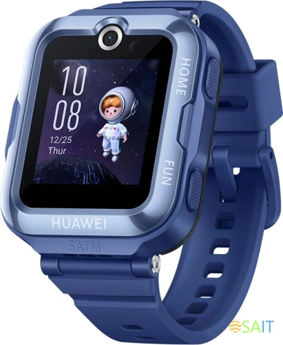 Смарт-часы Huawei Watch Kids 4 Pro Aslan-AL19 1.41" AMOLED корп.синий рем.синий (55027638)