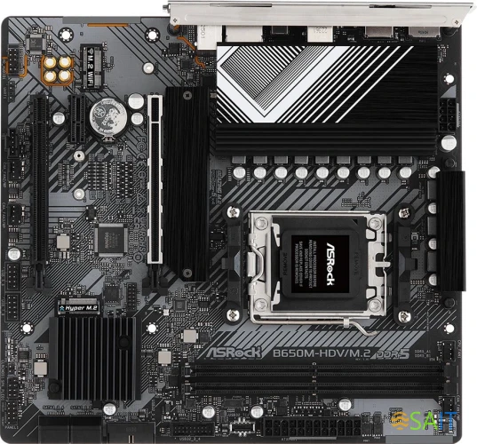Материнская плата Asrock B650M-HDV/M.2 SocketAM5 AMD B650 2xDDR5 mATX AC`97 8ch(7.1) 2.5Gg RAID+HDMI+DP