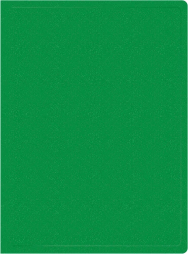 Папка с 30 прозр.вклад. Silwerhof Eco SE-V30GRN A4 пластик 0.5мм зеленый