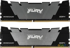 Память DDR4 2x8GB 4800MHz Kingston KF448C19RB2K2/16 Fury Renegade Black RTL Gaming PC4-38400 CL19 DIMM 288-pin 1.5В kit single rank с радиатором Ret