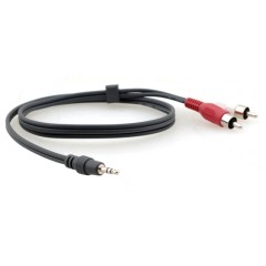 Кабель 3.5mm Audio на 2 RCA (Вилка - Вилки), 4,6 м Kramer C-A35M/2RAM-15
