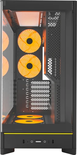 Корпус Montech HS02 Pro черный без БП ATX 8x120mm 2xUSB3.0 audio bott PSU