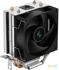 Устройство охлаждения(кулер) Deepcool AG200 Soc-AM5/AM4/1200/1700/1851 черный 4-pin 18-31dB Al+Cu 100W 304gr Ret (R-AG200-BKNNMN-G)