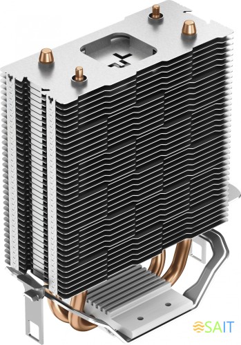 Устройство охлаждения(кулер) Deepcool AG200 Soc-AM5/AM4/1200/1700/1851 черный 4-pin 18-31dB Al+Cu 100W 304gr Ret (R-AG200-BKNNMN-G)