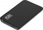 Внешний корпус для HDD/SSD AgeStar 3UB2A8-6G SATA I/II/III пластик/алюминий черный 2.5"
