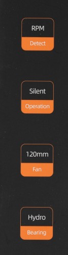 Вентилятор для корпуса ID-Cooling FL-12025K 120х120x25 черный 3-pin 21дБ Ret