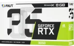Видеокарта Palit PCI-E 4.0 PA-RTX3050 STORMX NVIDIA GeForce RTX 3050 8Gb 128bit GDDR6 1042/14000 DVIx1 HDMIx1 DPx1 HDCP Ret