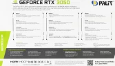 Видеокарта Palit PCI-E 4.0 PA-RTX3050 STORMX NVIDIA GeForce RTX 3050 8Gb 128bit GDDR6 1042/14000 DVIx1 HDMIx1 DPx1 HDCP Ret